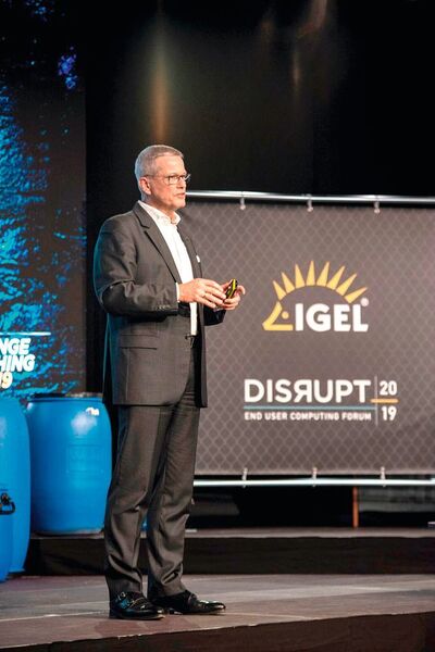 Heiko Gloge, Gründer und CEO von Igel Technology, setzt künftig mehr auf Software statt auf Hardware. (Igel Technology)