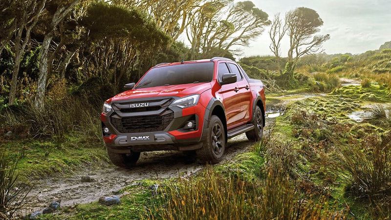 Im Gelände kann die Sechsgang-Automatik ihre Stärken schon besser ausspielen. (Bild: Isuzu)