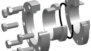 Compac-Vorschweißflansch-Überwurfflansch DN 65 PN 40  (Bild: AZS)