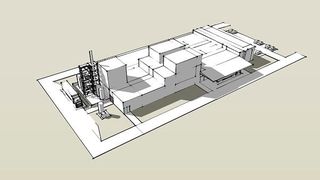 In Planung: Das Anlagenkonzept der Xylosolv-Extraktionsanlage in einer 3D-Skizzenansicht. Der Bau ist am Standort Bucha in Thüringen für 2025 vorgesehen.  (Bild: Jens-Peter Mendelsohn)
