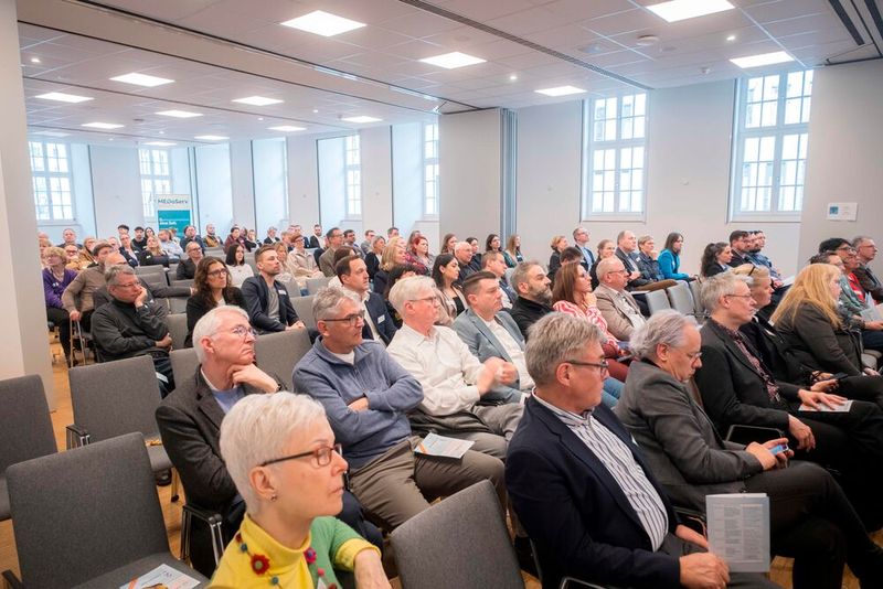 Am 4. Februar kamen etwa 130 Besucherinnen und Besucher zur Veranstaltung nach Mainz. (Bild: © Institut für digitale Gesundheitsdaten RLP)