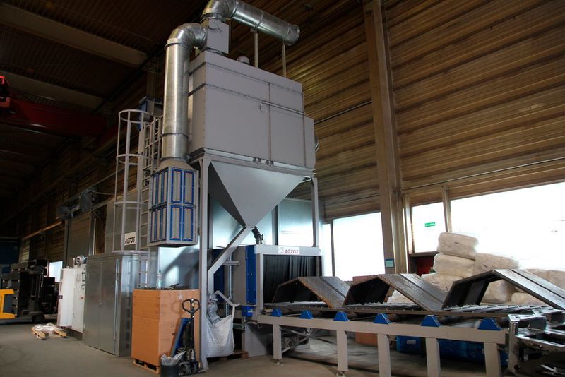 Impressionen von der Agtos-Strahlanlage bei Bot Oberflächentechnik (Itasse)