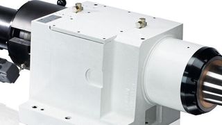 Hydrodynamische Schleifspindel mit motorischer, axialer Verstellung zum Oszilliern oder Takten. (SPL)