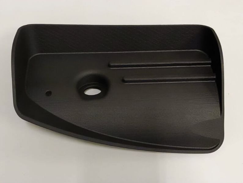 Wipers starter motor cover in Windform XT 2-0 back. (CRP Technology)