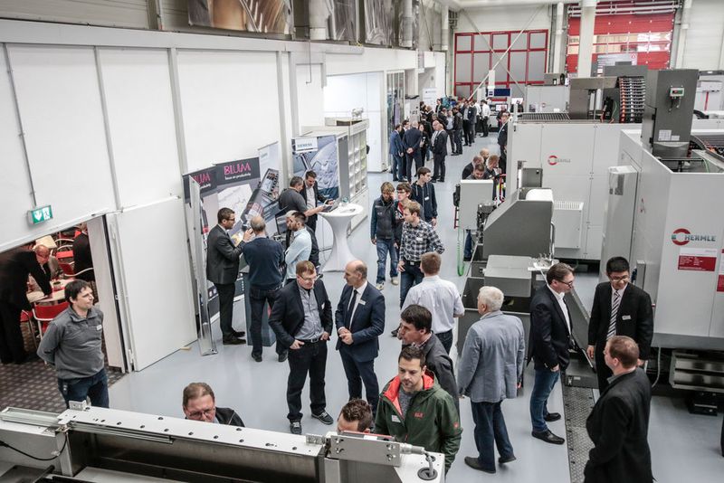 Mehr als 2700 Besucher empfing die Hermle Maschinenfabrik zu ihrer Hausausstellung in Gosheim vom 26. bis 29. April 2017.  (Hermle)