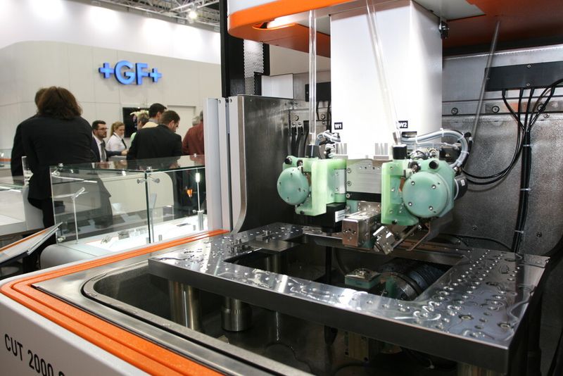 Erodierlösungen am Stand von GF Machining Solutions. (Bild: Anne Richter, SMM)