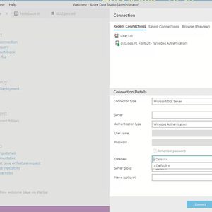 Eingeben der Verbindungsdaten für die Anbindung eines SQL-Servers.(Bild:  Joos/Microsoft (Screenshot))