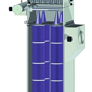 … und hier die Anlage mit Patronenfiltern.(Bild:  Ruwac)