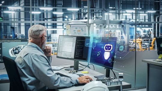 A conceivable use case in the field of machine tools is the automated creation of a part program for machine tools.(Image: Siemens AG)