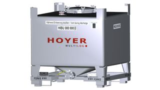 Der kubisch geformte Meter-Cube von Hoyer. (Bild: Hoyer)