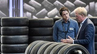 Fachgespräche über Reifen (hier im Jahr 2018) sollen bei The Tire Cologne 2021 im Internet stattfinden. (Bild: Thomas Klerx)