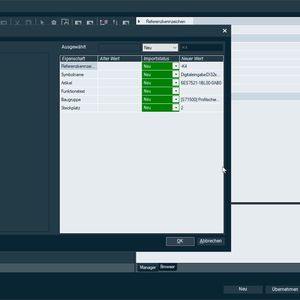 Die in der TIA-Welt zusammengestellte SPS-Konfiguration lässt sich direkt in die E-CAD-Software von WS-CAD importieren und nach Entwicklung des Stromlaufplans wieder ins TIA-Portal zur Programmierung zurück spielen.