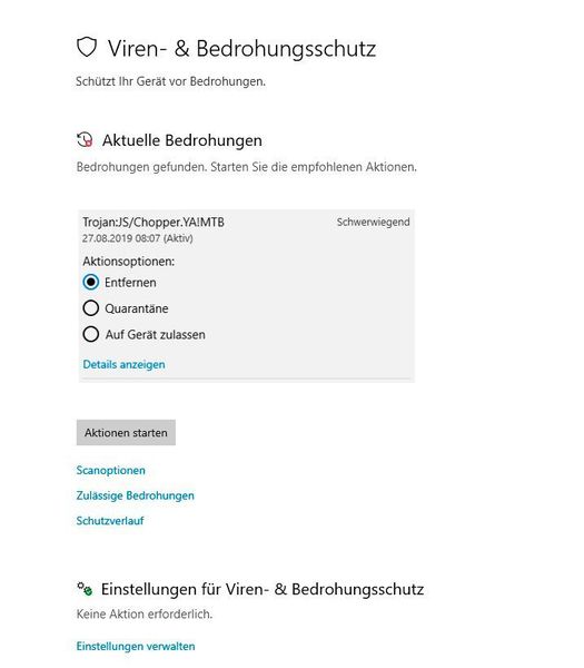 Loki wird von vielen Virenscanner als Trojaner identifiziert. Dabei handelt es sich um ein False Positive, laut dem Entwickler. Google Chrome verweigert sogar den Download. (Th. Joos)
