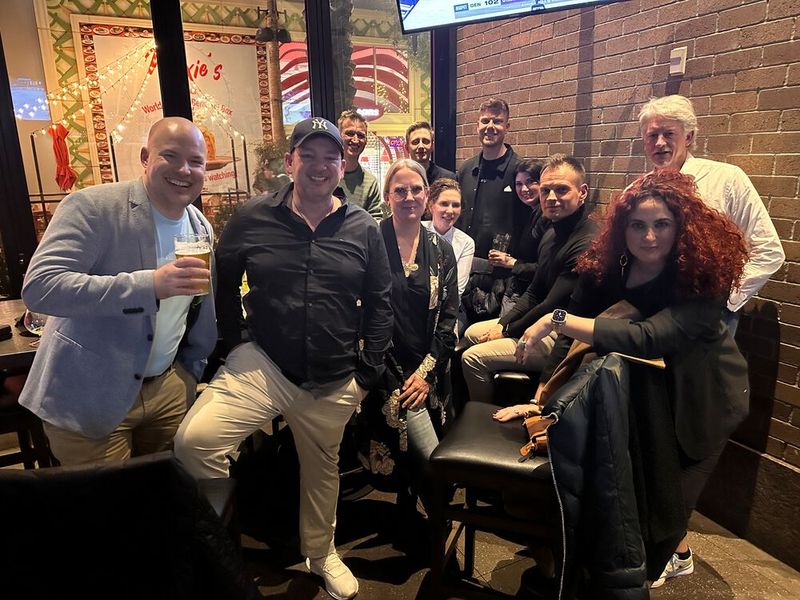 Germans meet in Vegas. Einige kamen noch später dazu. (Bild: Vogel IT-Medien )