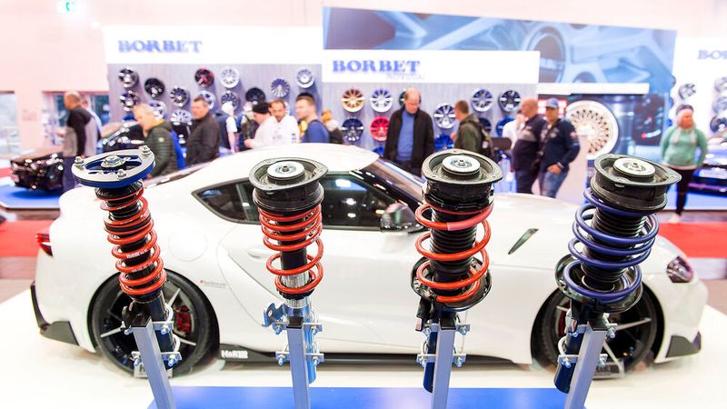 Der Tuning-Salon in Halle 7 auf der Messe im Jahr 2019.  (Bild: Rainer Schimm/Messe Essen)