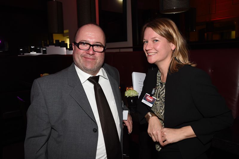 Stefan Heimberger, ALLNET, und Silke Stumvoll, AXIS (Bild: IT-BUSINESS / Hannes Magerstädt )