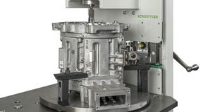 Das E-Axle-Repair-Tool von Schaeffler macht den sicheren und berührungslosen Austausch von Rotor und Stator möglich. (Bild: Schaeffler)