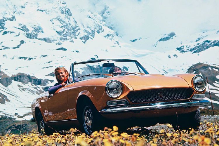 Damals gingen rund drei Viertel der produzierten Modelle an Kunden aus den USA. (Foto: Fiat)