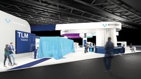 Am ersten Messetag enthüllt Schubert feierlich die neue TLM-Generation. (Bild: Gerhard Schubert GmbH)