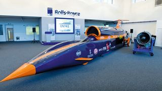 Ein besonderes Projekt ist das Raketenauto «Bloodhound». (Bild: Siemens)