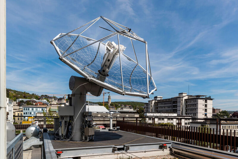 Die Forschungsanlage steht auf dem Dach des ETH-Gebäudes an der Sonneggstrasse. (ETH Zürich / Alessandro Della Bella)