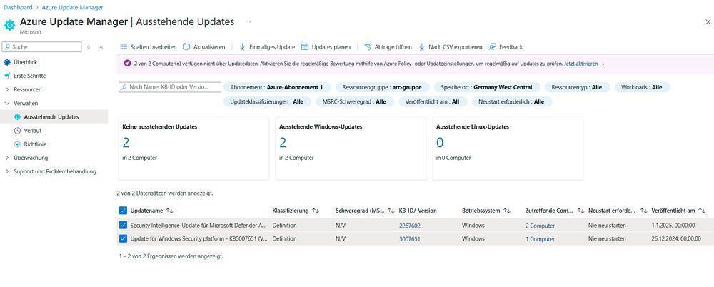 Azure Update Manager und Intune ersetzen WSUS || Bild 5 / 13