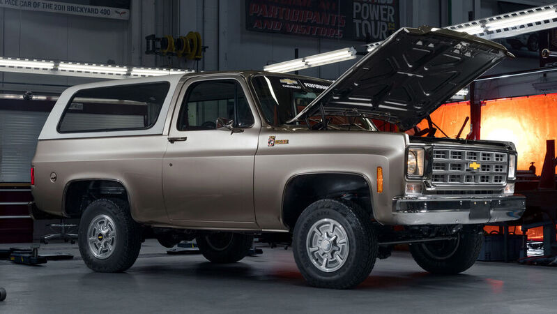 Chevrolet wird auf der SEMA 360 einen 1977er K5 Blazer vorstellen, der auf vollelektrischen Antrieb umgerüstet wurde.