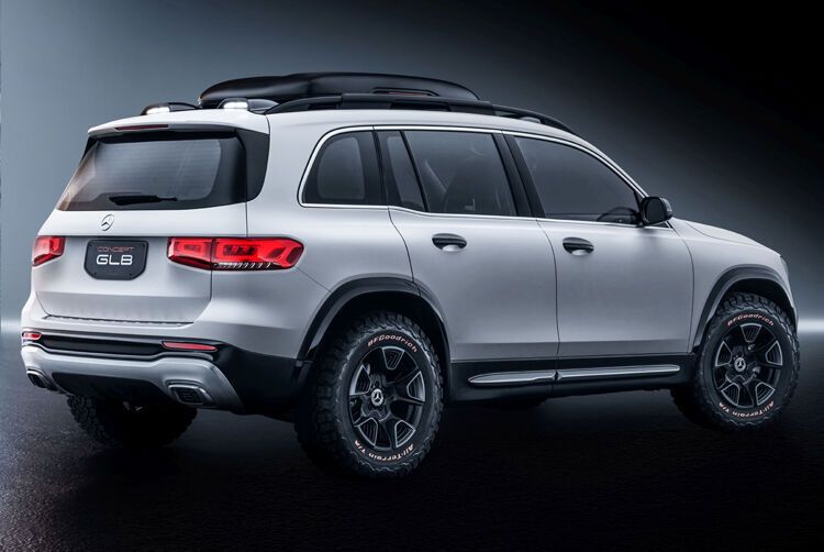 4,63 Meter soll der GLB lang sein und damit Platz haben für eine dritte Sitzreihe. (Daimler)