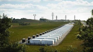 Der Großspeicher in Dahlem wird nach Fertigstellung mit einer Leistung von 100 MW und einer Speicherkapazität von 203 MWh arbeiten. (Bild: Kyon Energy)