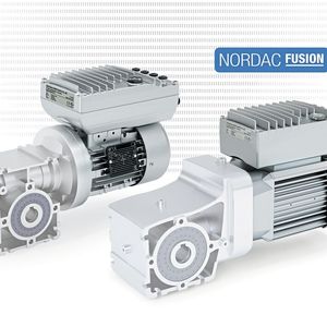 Nordac Fusion – kompakte Antriebslösung mit dem dezentralem Frequenzumrichter Nordac On(Bild:  Nord Drivesystems)