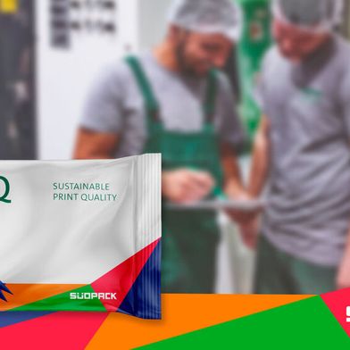Mit der 7C-Technologie SPQ standardisiert Südpack den Flexodruck auf sieben Farben und reduziert dabei Material- und Energieverbrauch deutlich. (Bild: Südpack)
