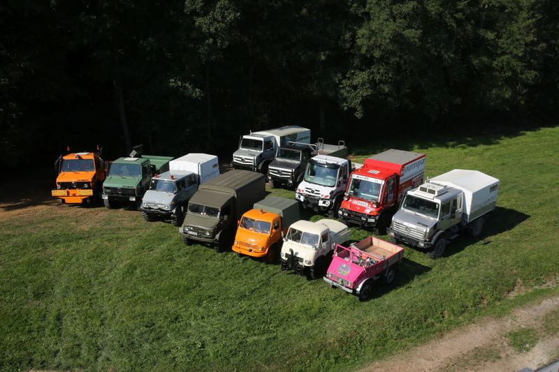 Der Unimog hat es in seiner 70-jährigen Geschichte auf eine enorme Variantenvielfalt gebracht. (Daimler)