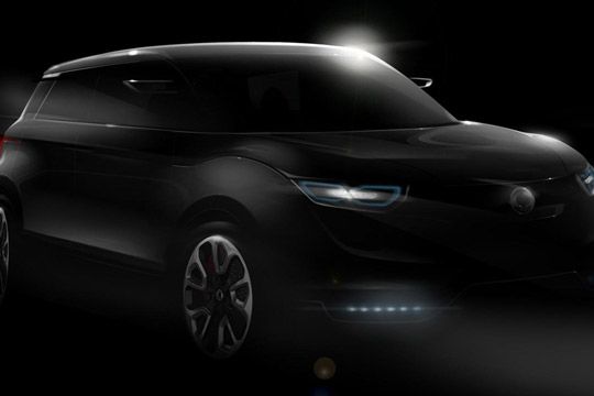 Der Concept XUV 1 von Ssangyong besticht durch viel Glas, einen variablen Innenraum und die Bedienung der wichtigsten Funktionen mit Mobilgeräten. (Archiv: Vogel Business Media)