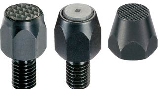 Ein im wahrsten Sinne des Wortes gute Unterstützung bieten diese Auflagebolzen zur Werkstückspannung, die Halder jetzt anbietet. Ihre Oberfläche lässt sich aufgabenspezifisch anpassen. (Erwin Halder)