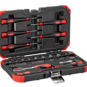 Insgesamt sind 42 Einzelteile in dem Adventskalender enthalten.(Bild:  Gedore)