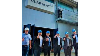 Pertamina's project team visiting Clariant's pre-commercial sunliquid plant in Straubing, Germany at the end of 2019. (Clariant)