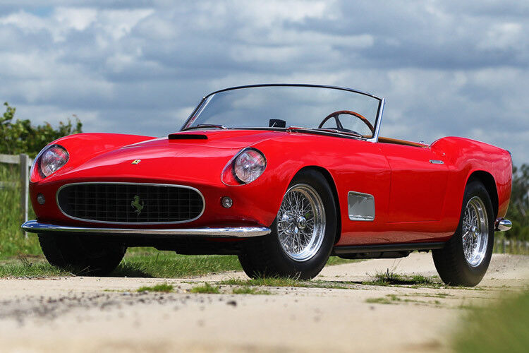 Platz 9: Ferrari 250 GT California Spyder LWB von 1957 (6,64 Millionen US-Dollar). (Foto: Classic Car Tax)