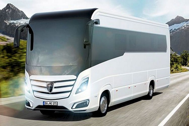 Dass selbst ein Luxus-Liner im Format eines Reisebusses schnittig daherkommen kann, beweist Morelo mit dem 10,29 Meter langen Empire Liner für die Kleinigkeit von 380.000 Euro. (Morelo)