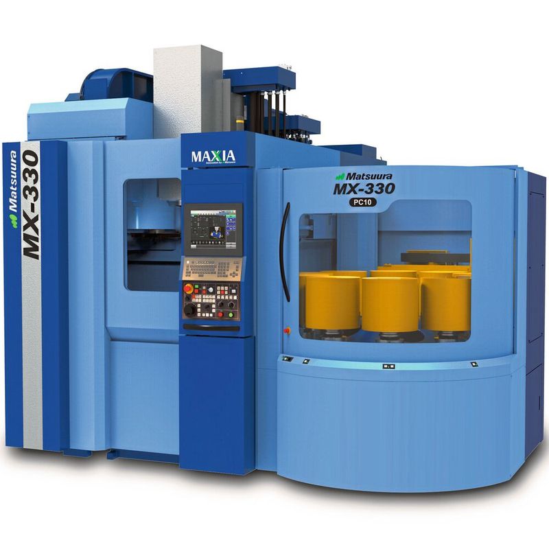 Die 5-Achsen Einsteigermaschine MX-330 im neuen Design.