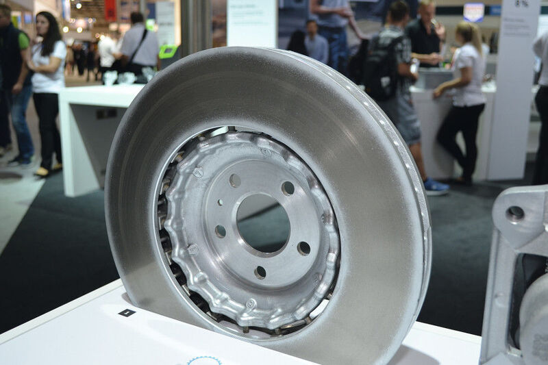 Bremsscheibenkonstruktionen werden immer komplexer. Hier ein Produkt von der Bosch-Tochter Buderus für den Audi A8. (Rehberg)
