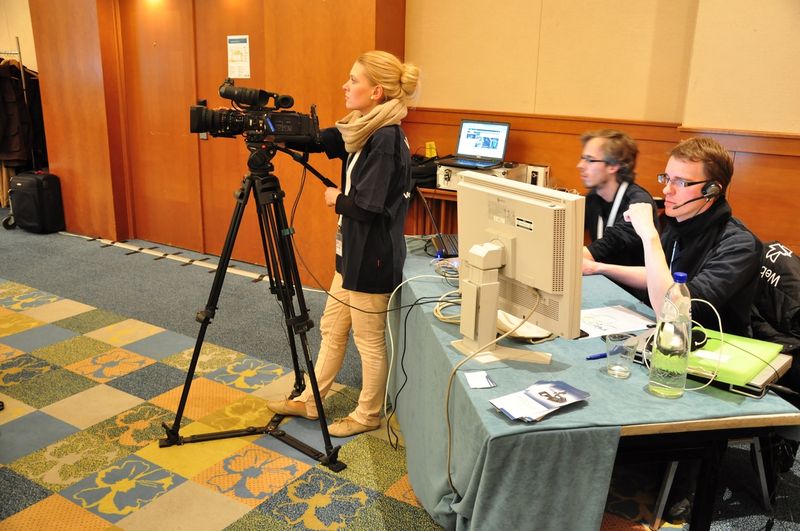 PROCESS begleitete die Veranstaltung mit einem Technik-Team, das die Vorträge live über das Internet übertrug. Die Aufzeichnungen können kostenfrei unter process-management-academy.com angesehen werden.  (Bild: M.Henig/PROCESS)