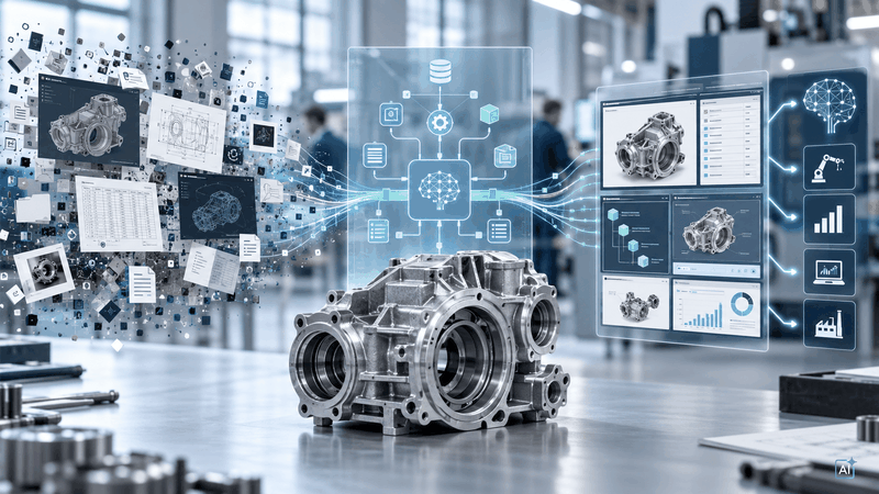 Das Whitepaper von Simus Systems zeigt, wie technische Daten zur Grundlage für KI-Anwendungen werden.(Bild:  Simus Systems)