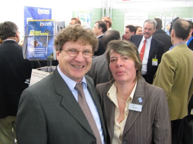 Werner W. Wiesmeier (3W Media & Marketing Consulting) und Anita Conrad (ELEKTRONIKPRAXIS) (Archiv: Vogel Business Media)