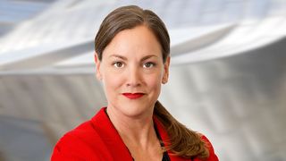 Kerstin Maria Rippel, die Hauptgeschäftsführerin der Wirtschaftsvereinigung Stahl, gibt hier ihr Statement zum neuen Koalitionsvertrag der zukunftigen Regierung ab ... (Bild: M. H. Vogel / Wirtschaftsvereinigung Stahl)