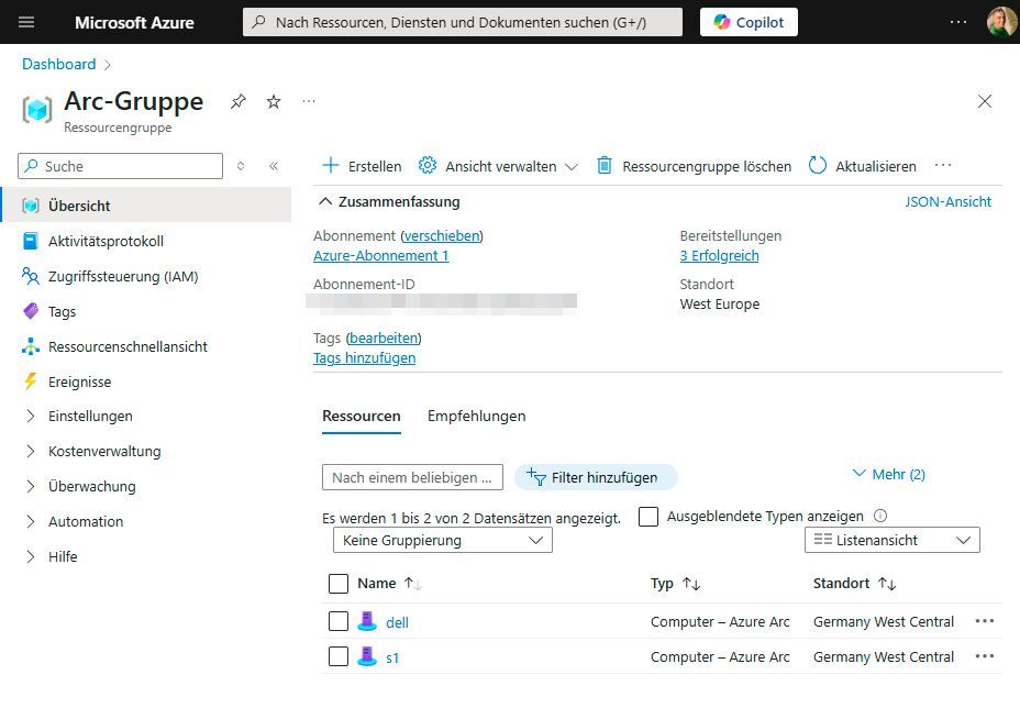 Mit Azure Arc lokale Windows-Server an die Microsoft-Cloud binden ...