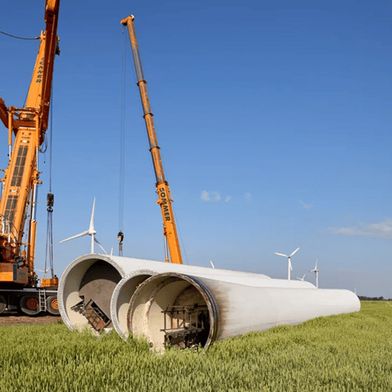 Rückbau des EnBW Windparks Hemme (Bild: EnBW/ Rolf Otzipka)