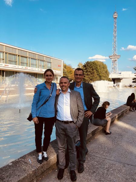 Das Rademacher Team macht sich smart auf der IFA, (v. l.) Peggy Losen, Andreas Doelker und Ralf Kern. (Bild: IT-BUSINESS)
