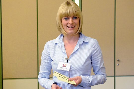 Dann war der Einsatz jeder Teilnehmerin gefragt: Franziska Huth (Autohaus Huth) ... (Archiv: Vogel Business Media)