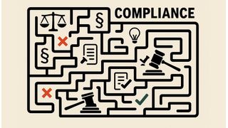 KI kann als Enabler für effektive Compliance und Governance dienen, indem sie die Automatisierung von Risikoanalysen und Richtlinienentwicklungen unterstützt und somit die Herausforderungen der rasant wachsenden KI-Regulierungen in praktikable Lösungen umwandelt. (Bild: Dall-E / Vogel IT-Medien GmbH / KI-generiert)