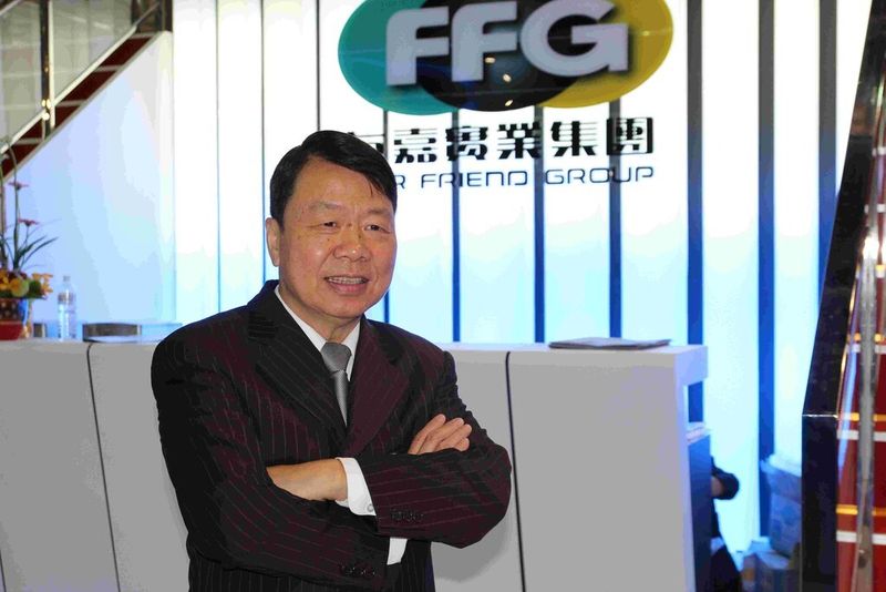 13.000 Maschinen hat die Gruppe im vergangenen Jahr produziert, so FFG-Vorstandsvorsitzender Jimmy Chu. (Bild: Fouhy)